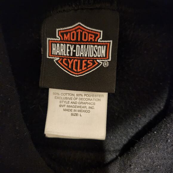 Harley-Davidson hoodie featuring the Willie G Skull logo 2013 - Picture 4 of 5